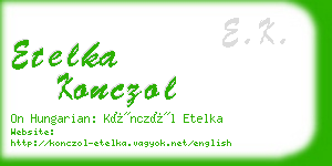 etelka konczol business card